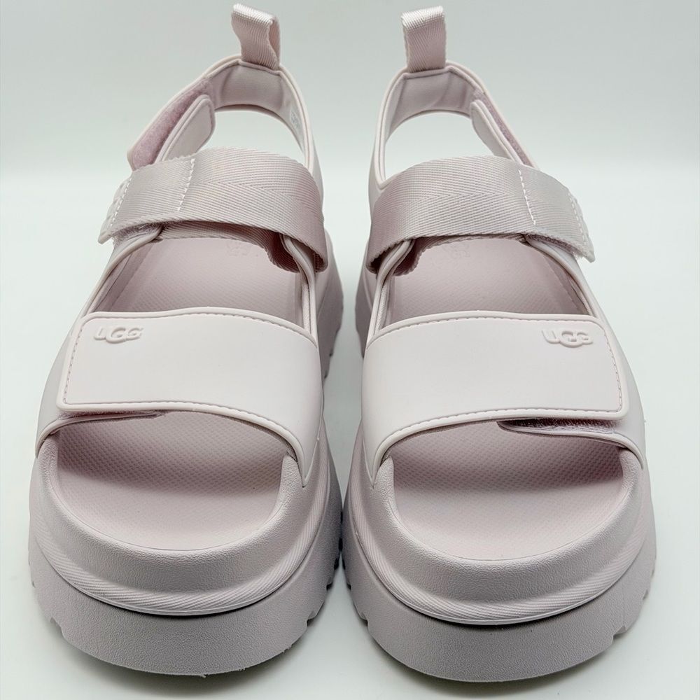 NWT UGG GoldenGlow Women's Light Pink Platform Sandals 10